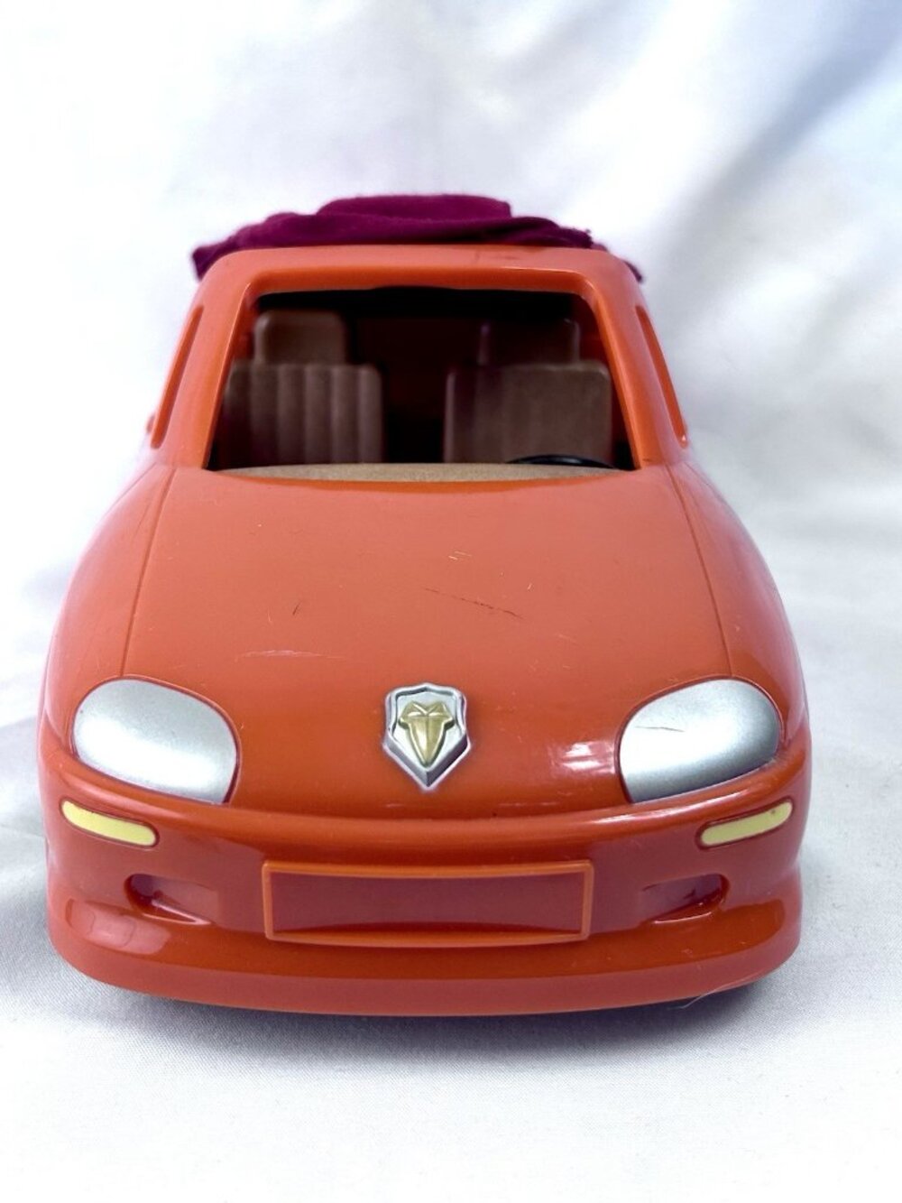 Toy Sports Car Orange Two-Seater Convertible for Calico Critters - Picture 10 of 12